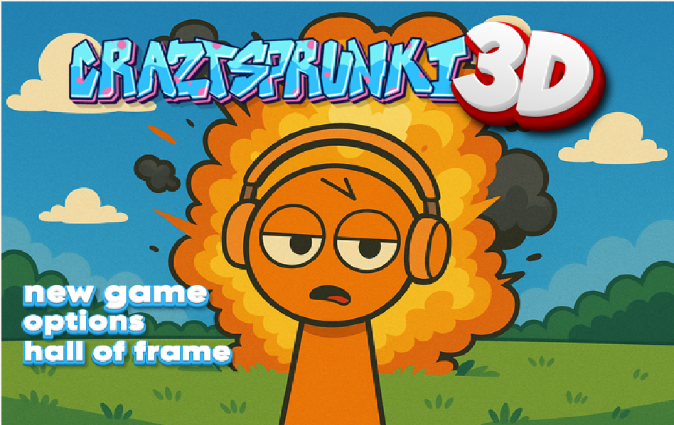 Crazy Sprunki 3D: Wild Animal Battle Game - Game Thumbnail